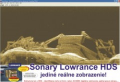 Zatopen� budovy na Oravskej priehrade vykreslen� priestorovou sondou