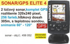 Dvojl��ov� farebn� sonar s GPS navig�torom a rozl�en�m obrazovky 320x240 pixelov-jedine�n� jas a kontrast aj na priamom slnku