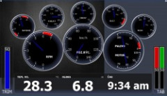Priestorov� zobrazenie sondy v naviga�nej mape u HDS Gen2