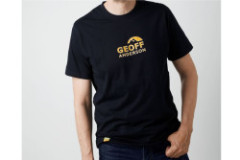 Bavlnen� ryb�rske tri�ko Geoff Anderson Organic Tee
