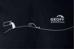 Detail ryb�rskeho tri�ka Geoff Anderson Organic Tee Pollution