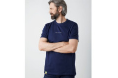 Bavlnen� tri�ko Geoff Anderson Organic Tee Winter Navi