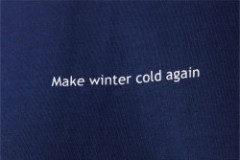 Detail ryb�rskeho tri�ka Geoff Anderson Organic Tee Winter Navi