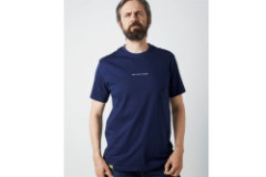 Ryb�rske tri�ko Geoff Anderson Organic Tee Winter Navi