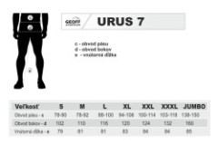 Nohavice Geoff Anderson Urus 7 čierne Nohavice Geoff Anderson Urus 7 čierne