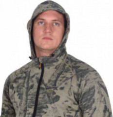 Celoro�� fl�sov� bunda Hoody leaf