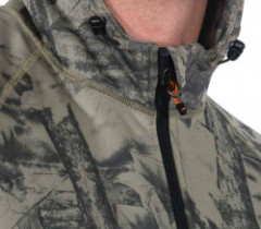 Celoro�� fl�sov� bunda Hoody leaf