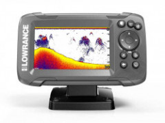 Sonar Lowrance Hook2 - sirokouhlá obrazovka s uhlopriečkou 109mm - snímaním 120° - obrazovka sonaru má 480 x x272 pixel