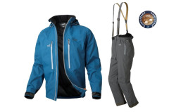 Geoff Anderson bunda DOZER Light modr+nohavice URUS LIGHT ierne set