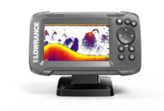 Sonar Lowrance Hook2 4x s GPS - má kompletné GPS. Širokouhlá obrazovka s uhlopriečkou 109mm - snímaním 120° - obrazovka sonaru má 480 x x272 pixel
